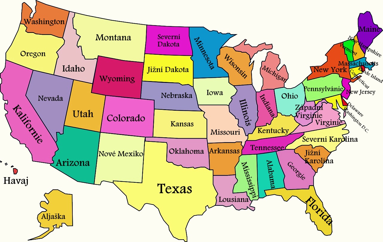 Mapa spojené státy americké Severní Karolína
