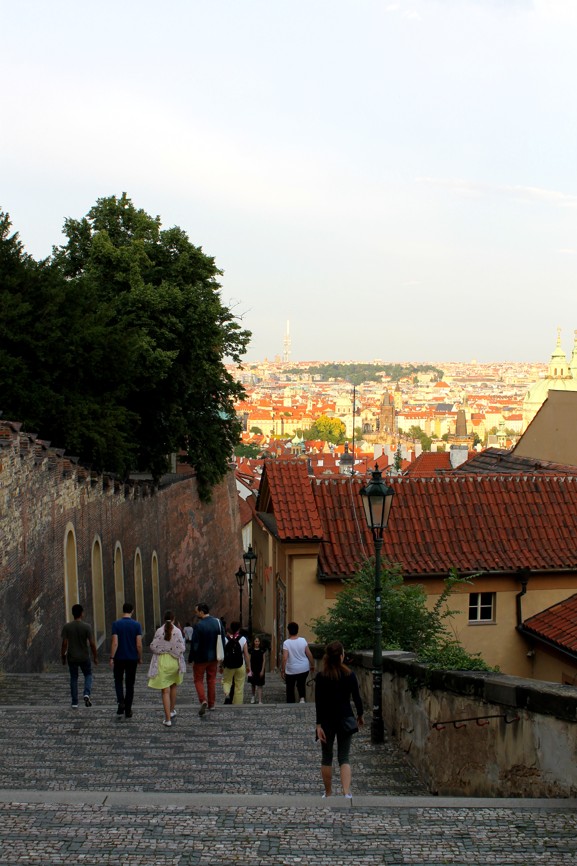 Praha Staré zámecké schody co navštívit a vidět