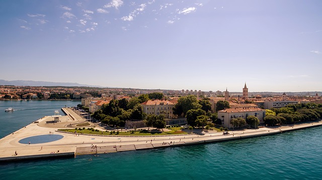 Zadar Mořské varhany co navštívit a vidět v Chorvatsku