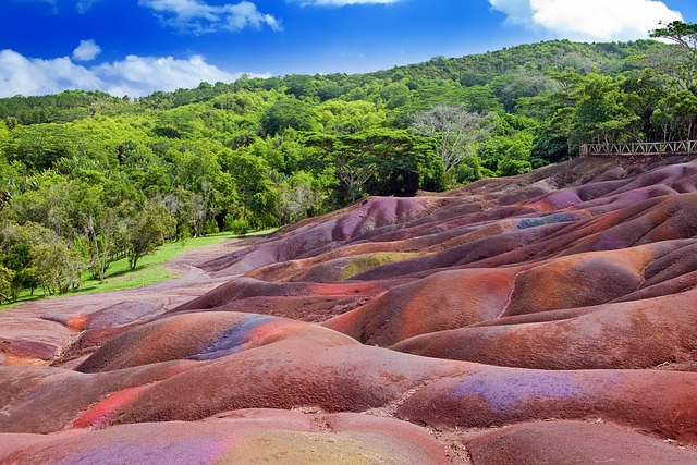 Mauricius barevná země Terres de 7 Couleurs průvodce co navštívit a vidět