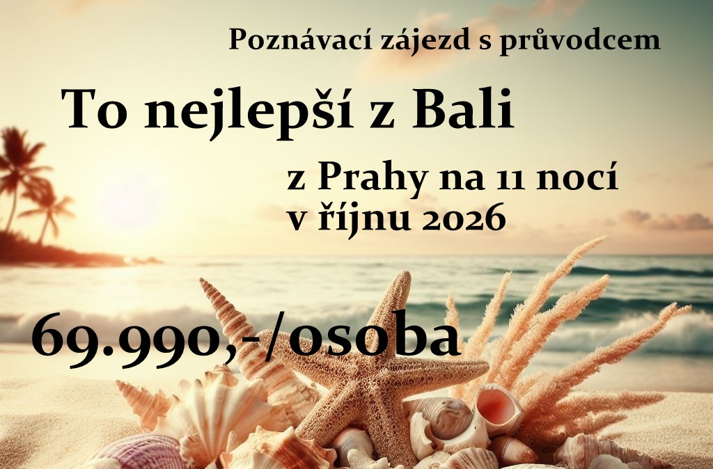 poznávací zájezd Bali