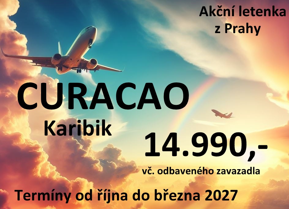 akční letenka Curacao