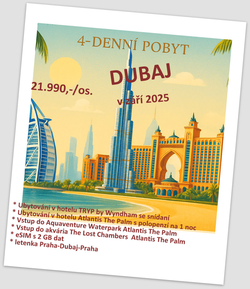 zájezd Dubaj