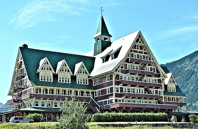 Kanada Národní park Waterton Hotel Prince of Wales