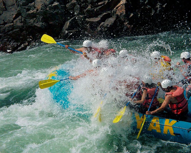 Kanada Britská Kolumbie Fraser River Rafting