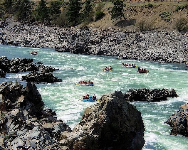 Kanada Britská Kolumbie Fraser River Rafting