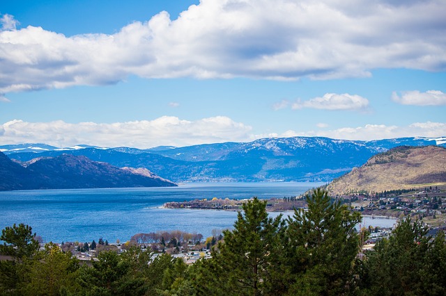 Kanada Britská Kolumbie Okanagan Lake