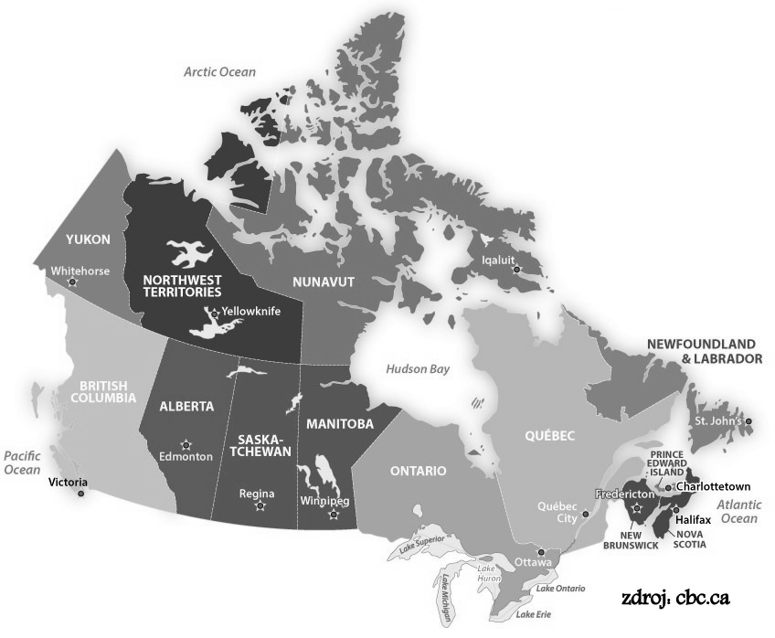 kanadské provincie