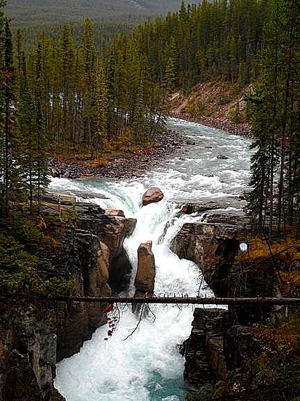 Kanada Icefield Sunwapta Falls