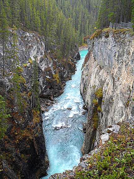 Kanada Icefield Parkway Sunwapta Falls