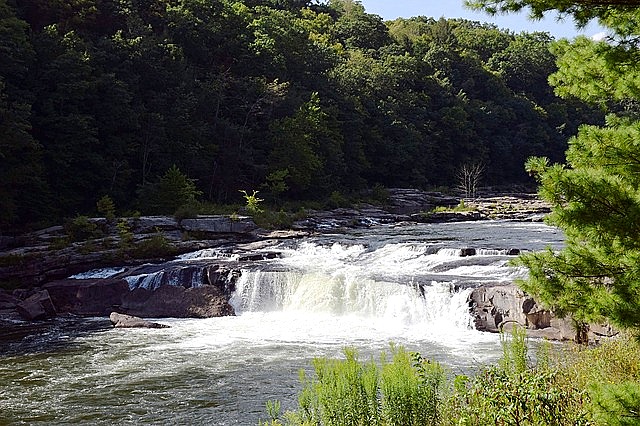 státní park Ohiopyle Pensylvánie co navštívit a vidět