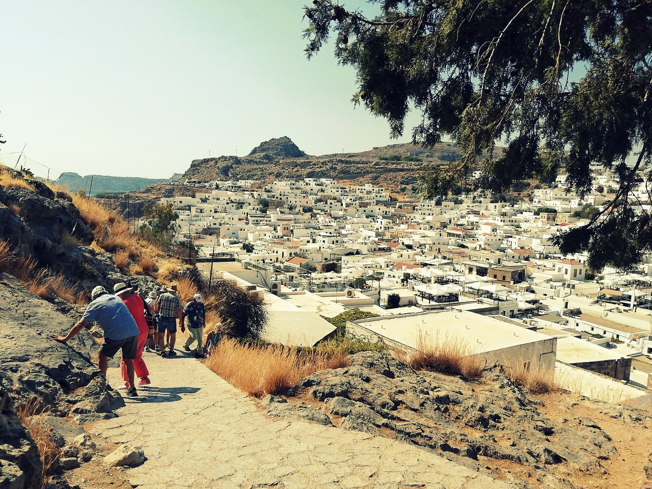 cestopis Rhodos Lindos