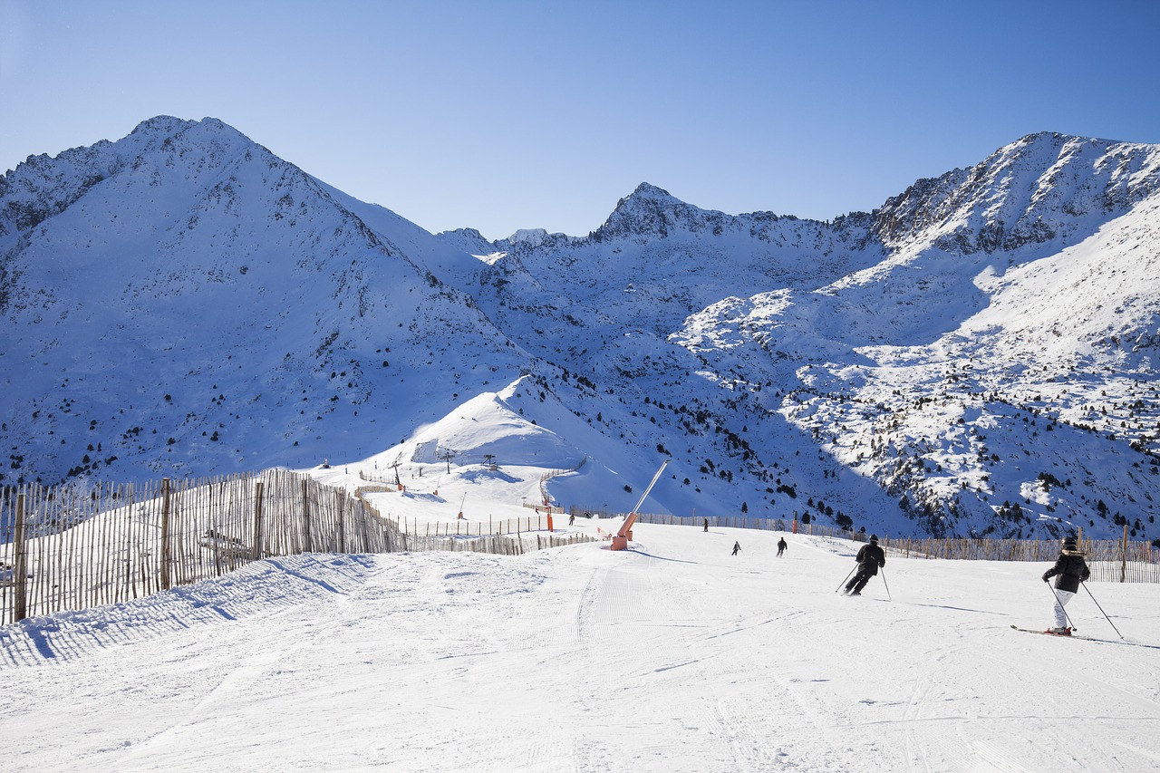 lyžování Andorra