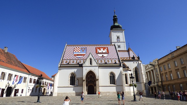 Záhřeb kostel Sv. Marka co navštívit a vidět v Záhřebu