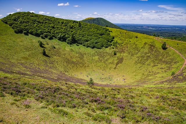 Francie Volcans d´Auvergne Puy de Dome co navštívit a vidět ve Francii