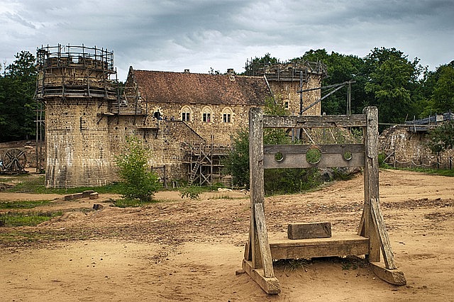 Burgundsko historické staveniště Guedelon co navštívit a vidět