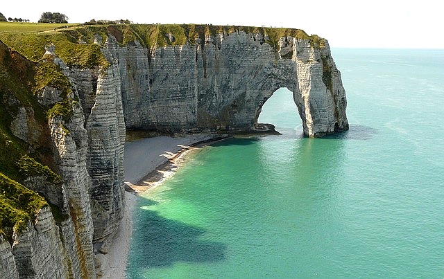 Normandie etretat co navštívit a vidět v Normandii Francii