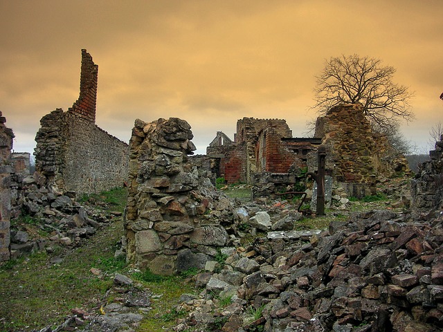 Oradour_sur_glane co navštívit a vidět ve Francii