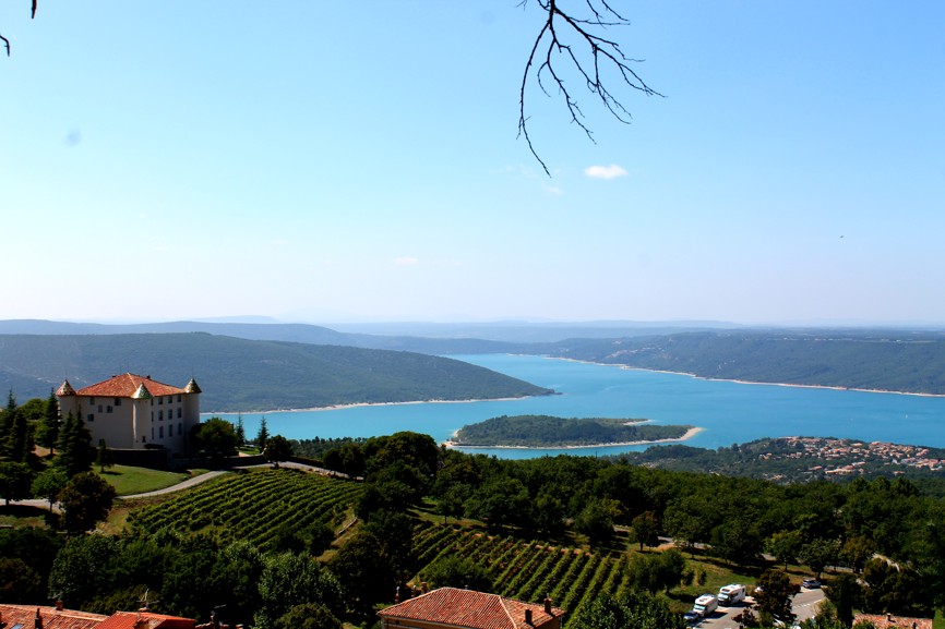 Gorges du Verdon přehrada Lac de Sainte-Croix co navštívit a vidět v Provence