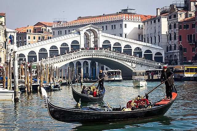 Benátky most Ponte di Rialto