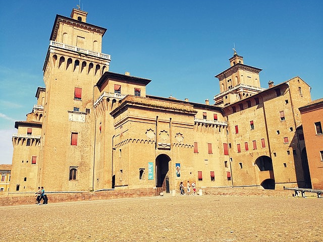 Itálie Ferrara Castello Estense