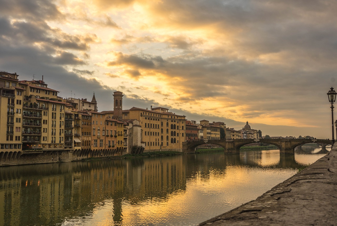 Florencie řeka Arno