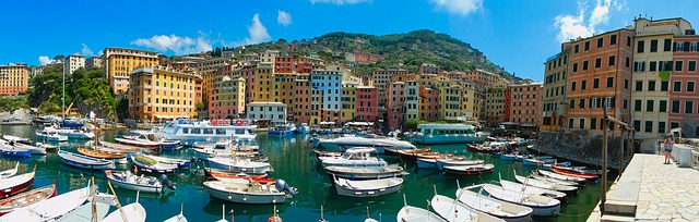 Camogli Italská riviéra co navštívit a vidět v Ligurii