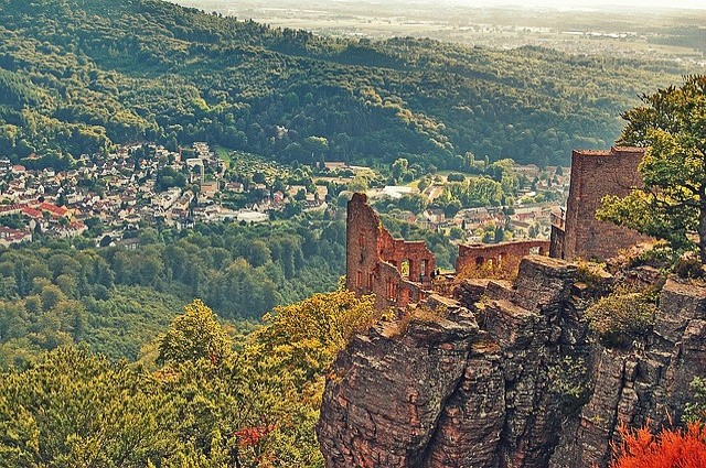 Co navštívit a vidět v Černém lese, Baden-Baden, hrad Hohenbaden