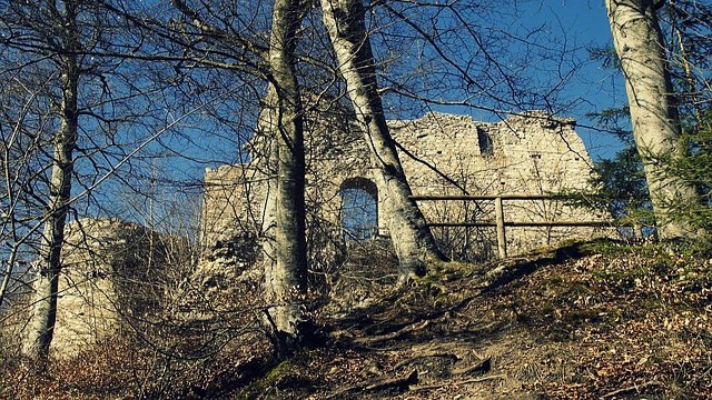 Blaubeuren zřícenina Hohengerhausen