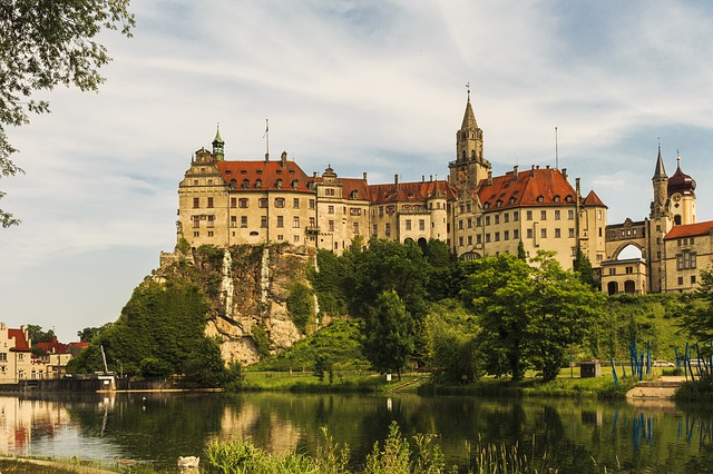 hrad Sigmaringen Německo