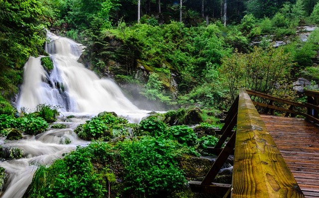 Triberg, Německo, vodopád