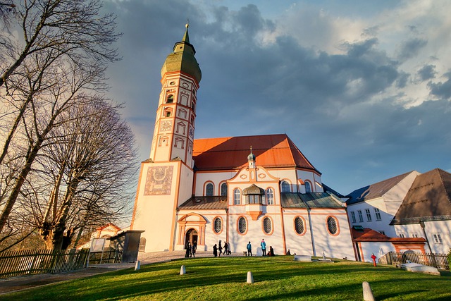 Německo jezero ammersee klášter andechs co navštívit a vidět