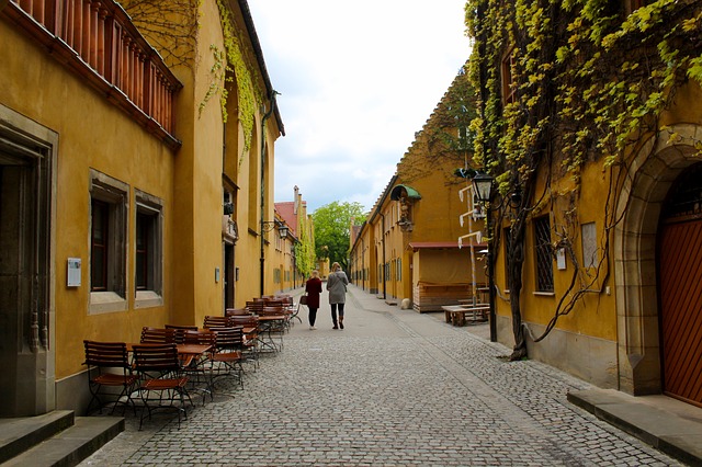 Německo Augsburg Fuggereico navštívit a vidět