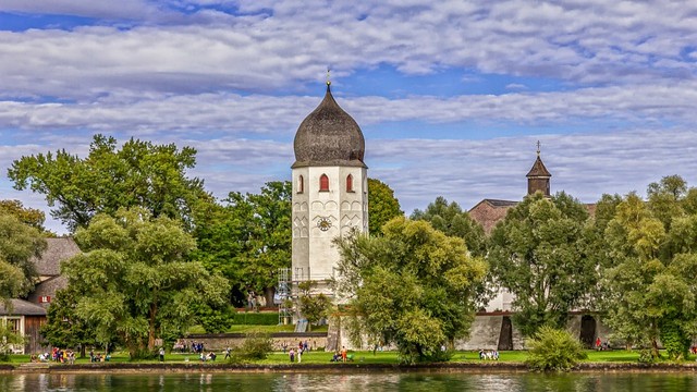 Německo Chiemsee klášter Frauenwörth co navštívit a vidět