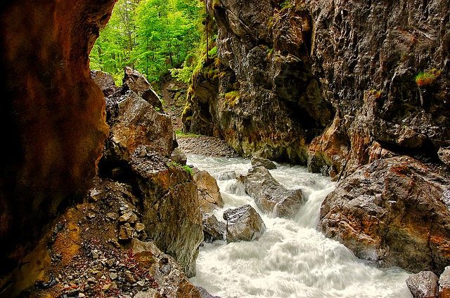 Německo GaPa Partnachklamm co navštívit a vidět