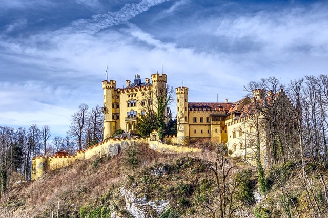 Německo zámek Hohenschwanga co navštívit a vidět