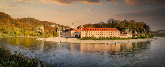 Německo Kehlheim klášter Weltenburg co navštívit a vidět