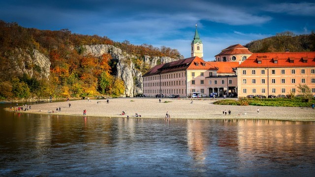 Německo Kehlheim klášter Weltenburg co navštívit a vidět