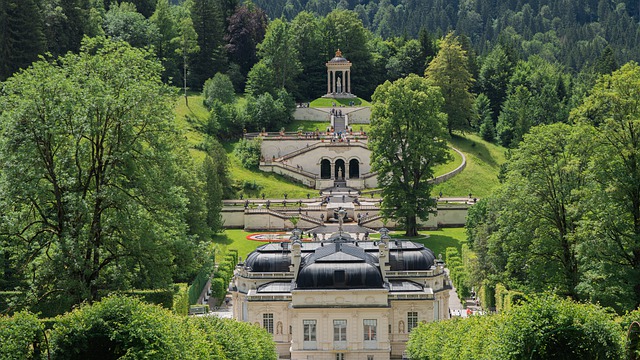 Německo  zámek Linderhof co navštívit a vidět