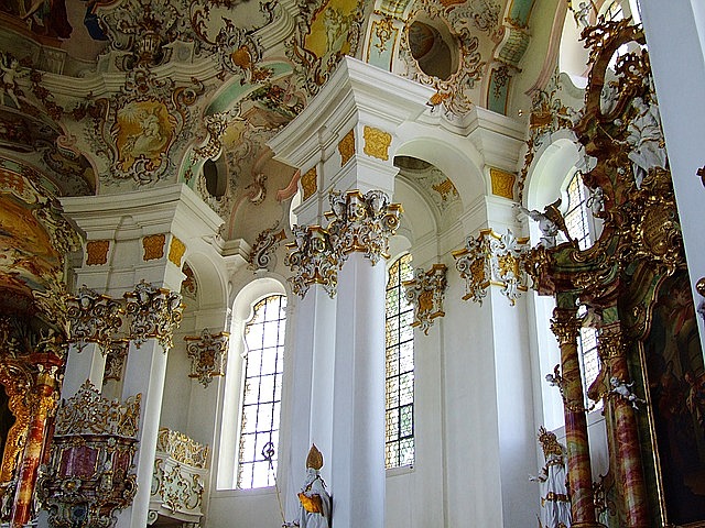 Německo kostel Wieskirche co navštívit a vidět