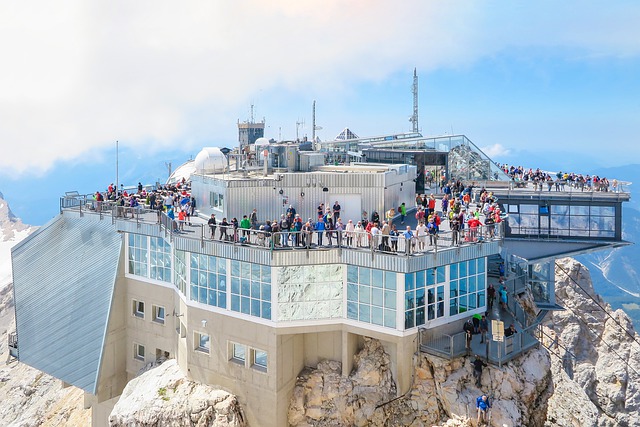 Německo výšlap na Zugspitze z Německa co navštívit a vidět