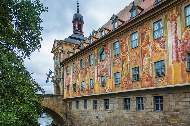 Německo Bamberk Stará radnice co navštívit a vidět, průvodce