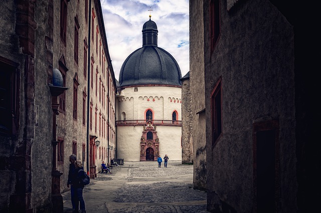 Německo Würzburg pevnost Marienberg co navštívit a vidět, průvodce