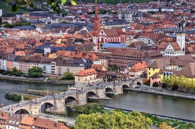 Německo Würzburg Most co navštívit a vidět, průvodce