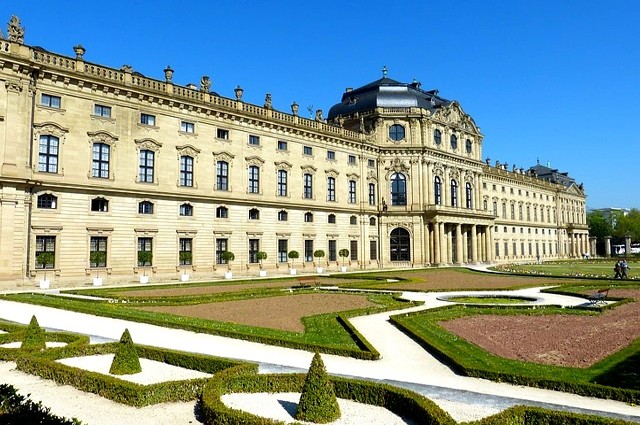 Německo Würzburg Rezidence co navštívit a vidět, průvodce