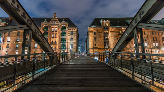 Co navštívit a vidět v Hamburku Skladištní část Speicherstadt Cesty po světě