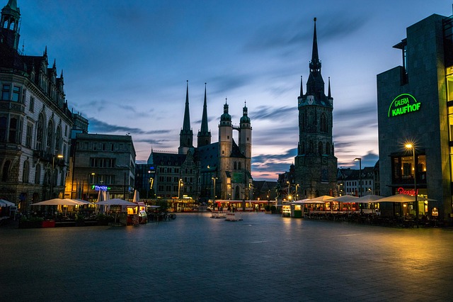 co navštívit a vidět v Halle,Marktplatz