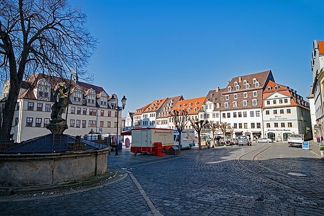 co navštívit a vidět v Sasku-Anhaltsku, Naumburg - náměstí Markt