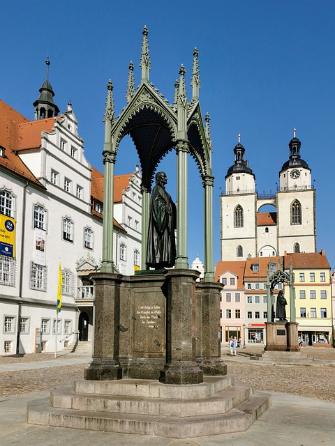 co navštívit a vidět ve Wittenbergu, náměstí Markt