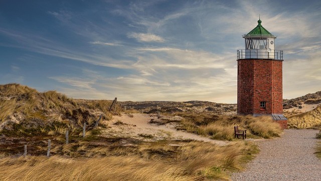 Sylt Kampen Rottes Cliff Šlesvicko-Holštýnsko co navštívit a vidět Cesty po světě